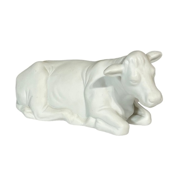 Vintage Avon Nativity Collectibles The Cow Porcelain Figurine 1987 - Picture 1 of 7